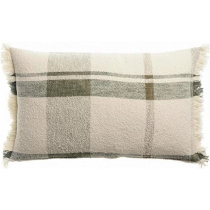 coussin jacquard jane multico olive 40x65 - sde ld