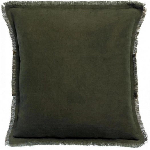 coussin uni laly olive 45x45 - sde ld