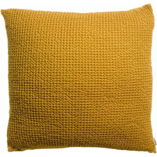 coussin recycle maia safran 45x45 - sde ld