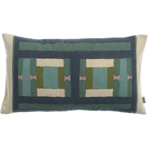 coussin imprime taho vert de gris 30x50 - sde ld