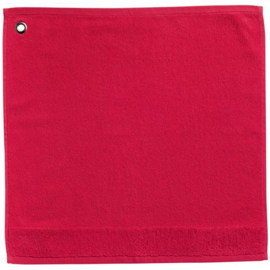 essuie mains oeillet curl geranium 50x50 - sde ld