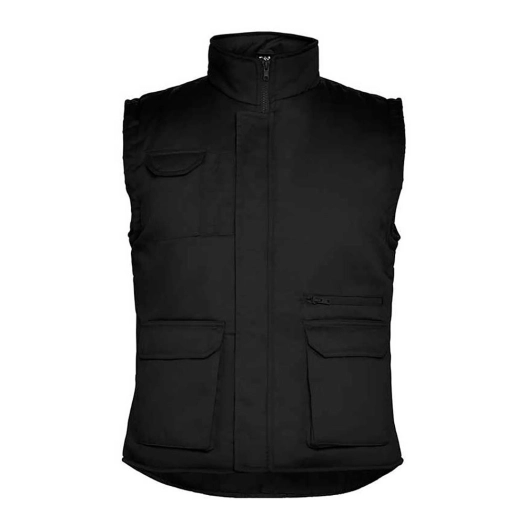 gilet de travail noir almanzor, t-l