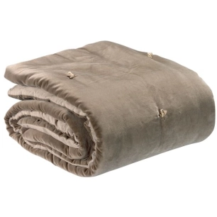 plaid points noues elise ficelle 140x200 - sde ld