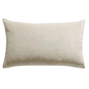 coussin uni elise grege 30x50 - sde ld