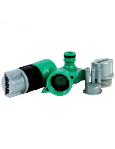 Set de raccord d'arrosage pour tuyau 3 voies 20 x 27