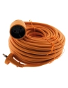 Prolongateur HO5VV-F 2x1.5mm² orange Longueur 25 mètres