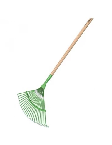 Balais à gazon emmanché fil plat 22