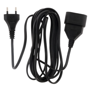 Prolongateur HO3VVH2-F 2x0,75mm² noir Longueur 3 mètres