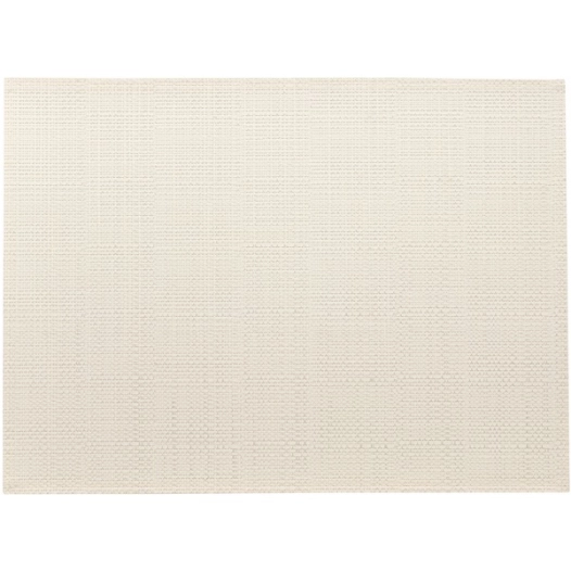 set de table canna neige/argent 33x45 - sde ld