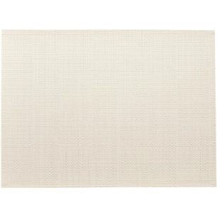 set de table canna neige/argent 33x45 - sde ld