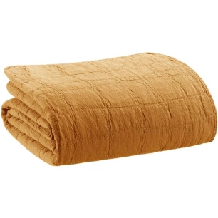 plaid recycle titou havane 140x200 - sde ld