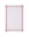 torchon carreaux metis rouge 50x75 - sde ld