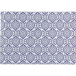 set de table enduit citrus recycle cobalt 33x48 - sde ld