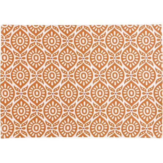 set de table enduit citrus recycle terracotta 33x48 - sde ld