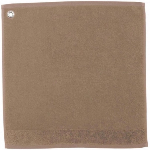 essuie mains oeillet curl tabac 50x50 - sde ld