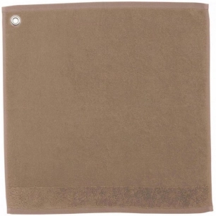 essuie mains oeillet curl tabac 50x50 - sde ld