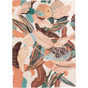 torchon recycle dori peche 50x70 - sde ld