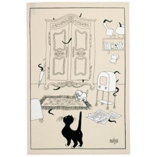 torchon dubout cache-cache ecru 48x72 - sde ld