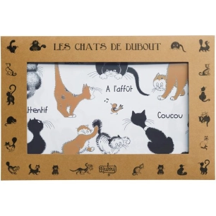 lot de 2 sets dubout attitudes noir/roux 30x45 - sde ld