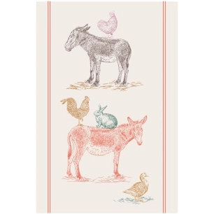 torchon ferme ecru 48x72 - sde ld