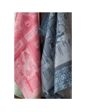 torchon jacquard bistrot bleu 50x70 - sde ld