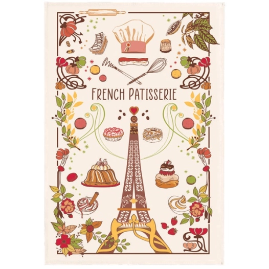 torchon la patissiere ecru 48x72 - sde ld