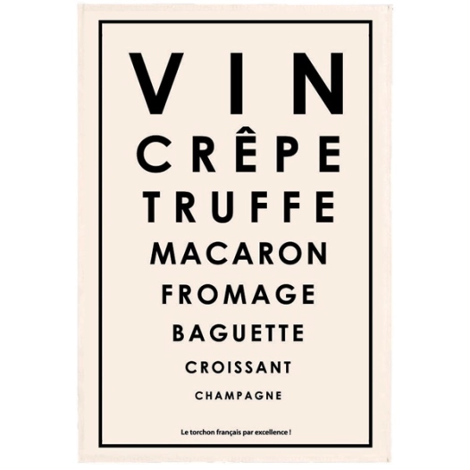 torchon test specialites francaises ecru 48x72 - sde ld