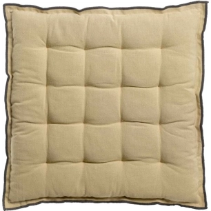 galette de chaise grace recyclee camel 40x40x3 - sde ld