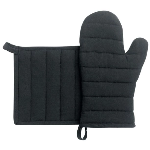 lot gant/manique recycle jona noir 15x30 - sde ld