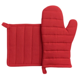 lot gant/manique recycle jona rouge 15x30 - sde ld