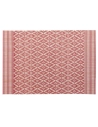set de table kadra naturel/rouge 33x45 - sde ld