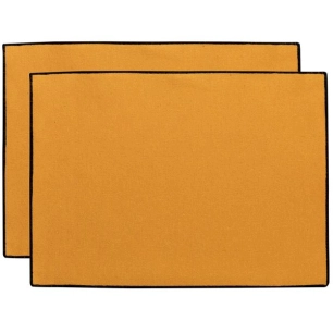 lot 2 - sets table recycles laora tournesol 33x45 - sde ld