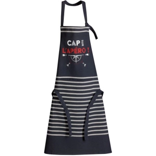 tablier cap sur l'apero recycle marine 72x90 - sde ld