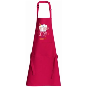 tablier chef maman recycle rose 72x90 - sde ld
