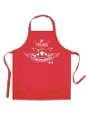 tablier enfant je prends les commandes rouge 52x63 - sde   ld