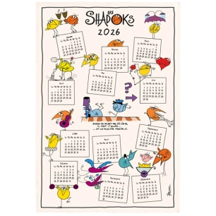 torchon shadoks calendrier 2026 ecru 48x72 - sde ld