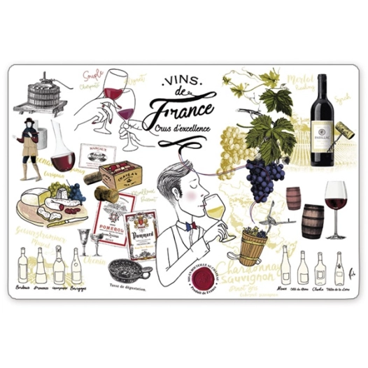 set de table cru d'excellence assortis 30x45 - sde ld