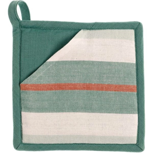 manique 2 en 1 recyclee yuna vert eau 20x20 - sde ld