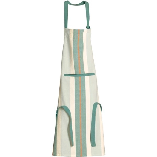 tablier recycle yuna avec poche vert eau 72x85 - sde ld