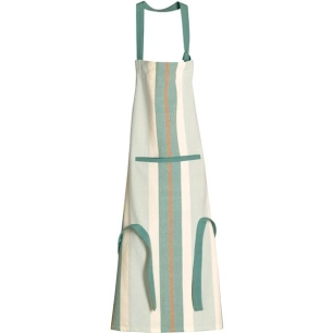 tablier recycle yuna avec poche vert eau 72x85 - sde ld