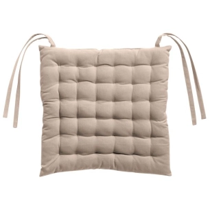 galette de chaise 36pts zea recyclee naturel 38x38x3 - sde ld