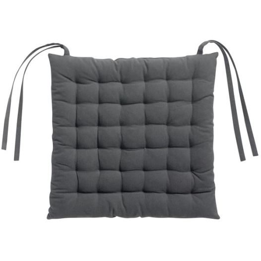 galette de chaise 36pts zea recyclee ombre 38x38x3 - sde ld