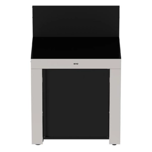 modulo plan de travail-noir et inox - eno pem