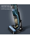 aspirateur laveur 2en1 420tr/min 35min eco 20min max 4h30 charge 730ml/440ml ecran led auto-nettoyage base accessoires v - gpe s