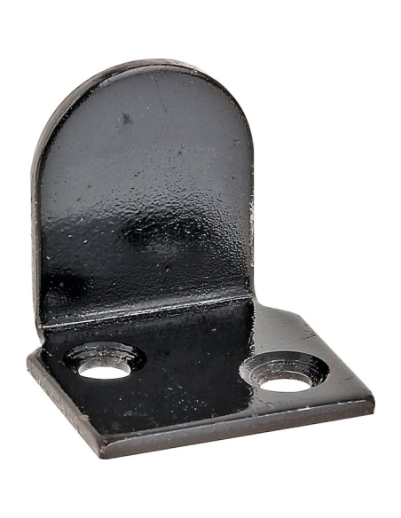 Butée Haute Platine Noire Alberts Protection murale robuste et discrète - Alberts