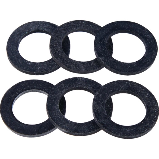 Assortiment de 6 joints fibre diamètre 26 × 34 millimètres pour raccord plomberie - CAPVERT