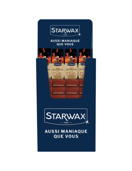 Allume-feu Starwax 96 sachets Allumage rapide et sûr - Starwax
