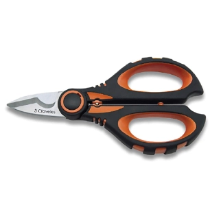 ciseaux d'électricien multifonctions en acier inoxydable de 16 cm avec étui