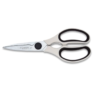 ciseaux de cuisine détachables en acier inoxydable 20 cm