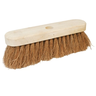 brosse en fibres de coco - 250 mm (10) - silverline